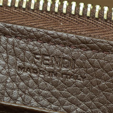 fendi zucca zip wallet|Fendi wallet quality.